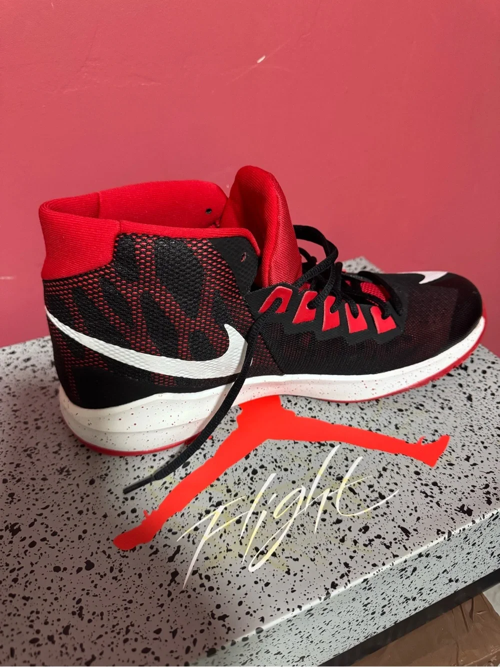 Jordan Air Jordan 4 Retro Black/Fire Red-Cement Grey